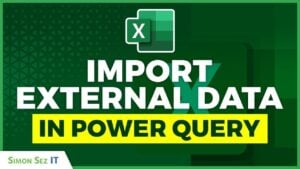 Importing external data from web sources using Power Query in Excel