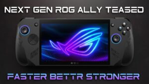 ASUS ROG Ally 2 handheld gaming device with rumored features