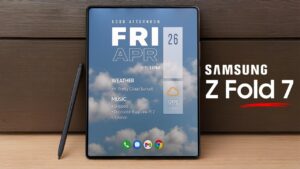 Samsung Galaxy Z Fold 7 showcasing its sleek and durable foldable design