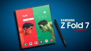 Samsung Galaxy Z Fold 7 showcasing its thinner and lighter design