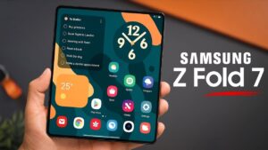 Samsung Galaxy Z Fold 7 showcasing its ultra-thin foldable design
