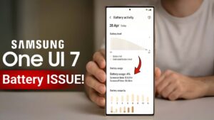 Samsung One UI 7 update causing battery drain issues on Galaxy devices