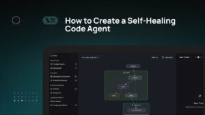 Diagram illustrating the components of a self-healing code agent