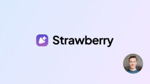 Screenshot of Strawberry Browser’s AI assistant interface for productivity