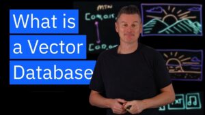 Illustration of vector databases powering AI applications