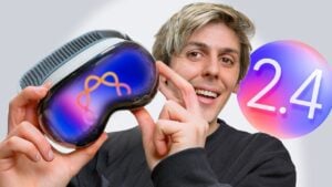 visionOS 2.4 update showcasing new features for Apple Vision Pro