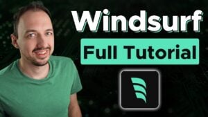Windsurf AI code editor interface showcasing intuitive design