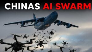 AI-powered drone swarm showcasing advanced coordination technology
