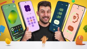 Android 16 showcasing Material 3 Expressive design and smoother animations