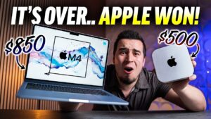 Apple M4 MacBook Air showcasing sleek design and affordability