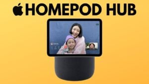Apple Smart Home Hub with 7-inch display and sleek design