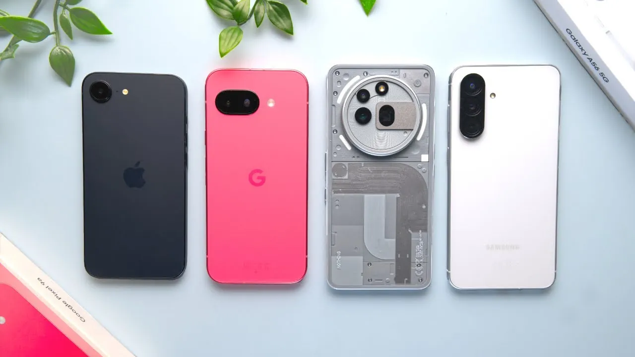 Top mid-range smartphones of 2023 featuring Pixel 9a and Nothing Phone 3a Pro