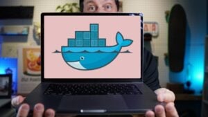 Illustration of Docker containerization for consistent app performance