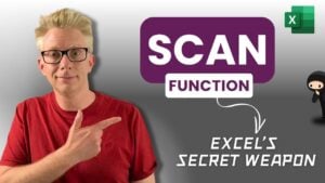 Guide to using the SCAN function in Excel for advanced calculations