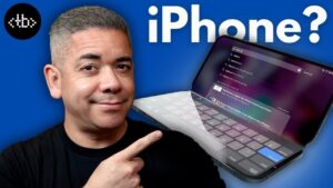 Foldable iPhone showcasing Apple’s innovative hinge-less design