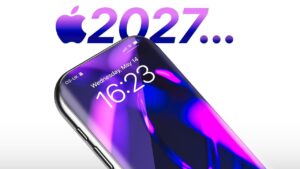 Foldable iPhone showcasing Apple’s innovative design for 2027
