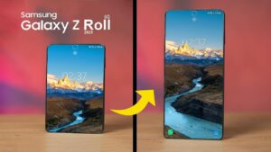 Samsung Galaxy Z Roll 5G with rollable display technology