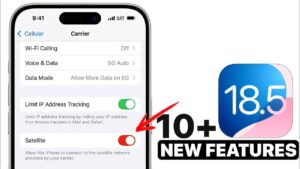 Satellite connectivity feature in iOS 18.5 for iPhone 13 models