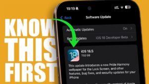 Step-by-step guide to updating your iPhone to iOS 18.5