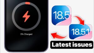iOS 18.5 update causing issues with charging, connectivity, and screen responsiveness