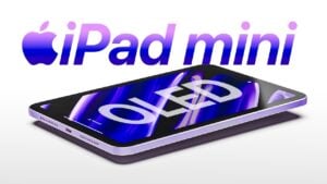 iPad Mini 8 featuring an OLED display for vibrant visuals