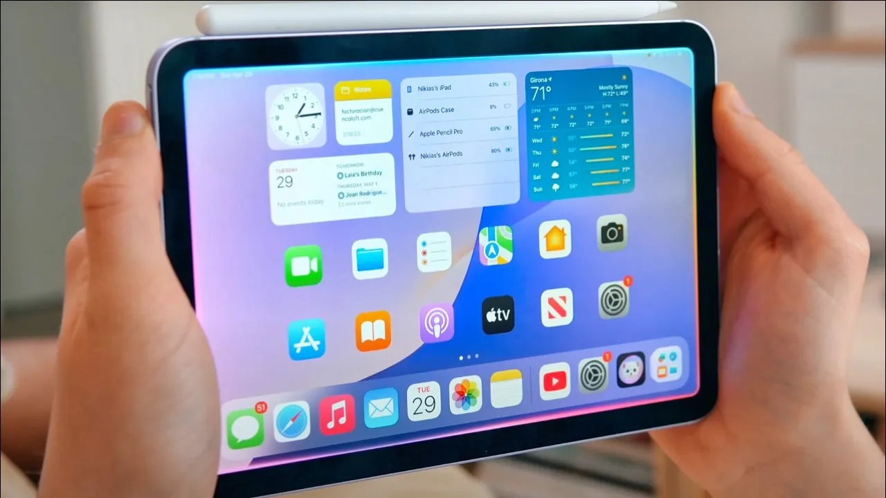 iPad Mini paired with Apple Pencil for creative and academic tasks