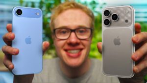 iPhone 17 Pro showcasing reverse wireless charging feature