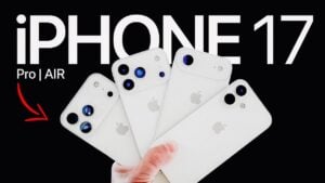 iPhone 17 series showcasing design and performance upgrades