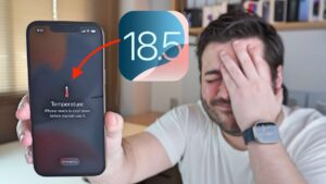 iPhone experiencing battery drain after iOS 18.5 update