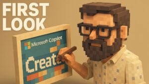 Microsoft 365 Create App interface showcasing AI-powered content tools