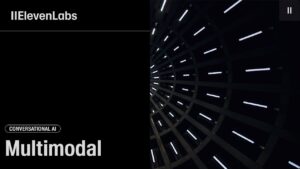 A visual representation of multimodal conversational AI technology