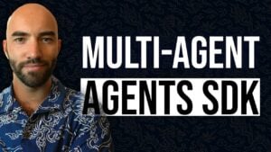 Diagram of OpenAI multi-agent system setup for automation