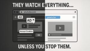 A browser extension that blocks trackers and ads for secure browsing