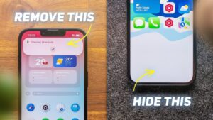Removing shortcut banners on iOS 18 for a cleaner home screen