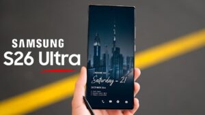 Samsung Galaxy S26 Ultra showcasing its advanced camera system