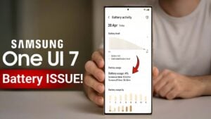 Samsung One UI 7 update causing battery drain issues on Galaxy devices
