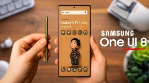 Samsung One UI 8 Now Bar showcasing real-time notification updates