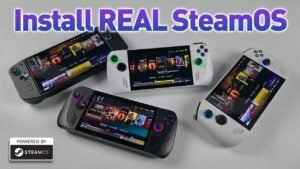 Step-by-step guide to installing SteamOS on handheld gaming consoles