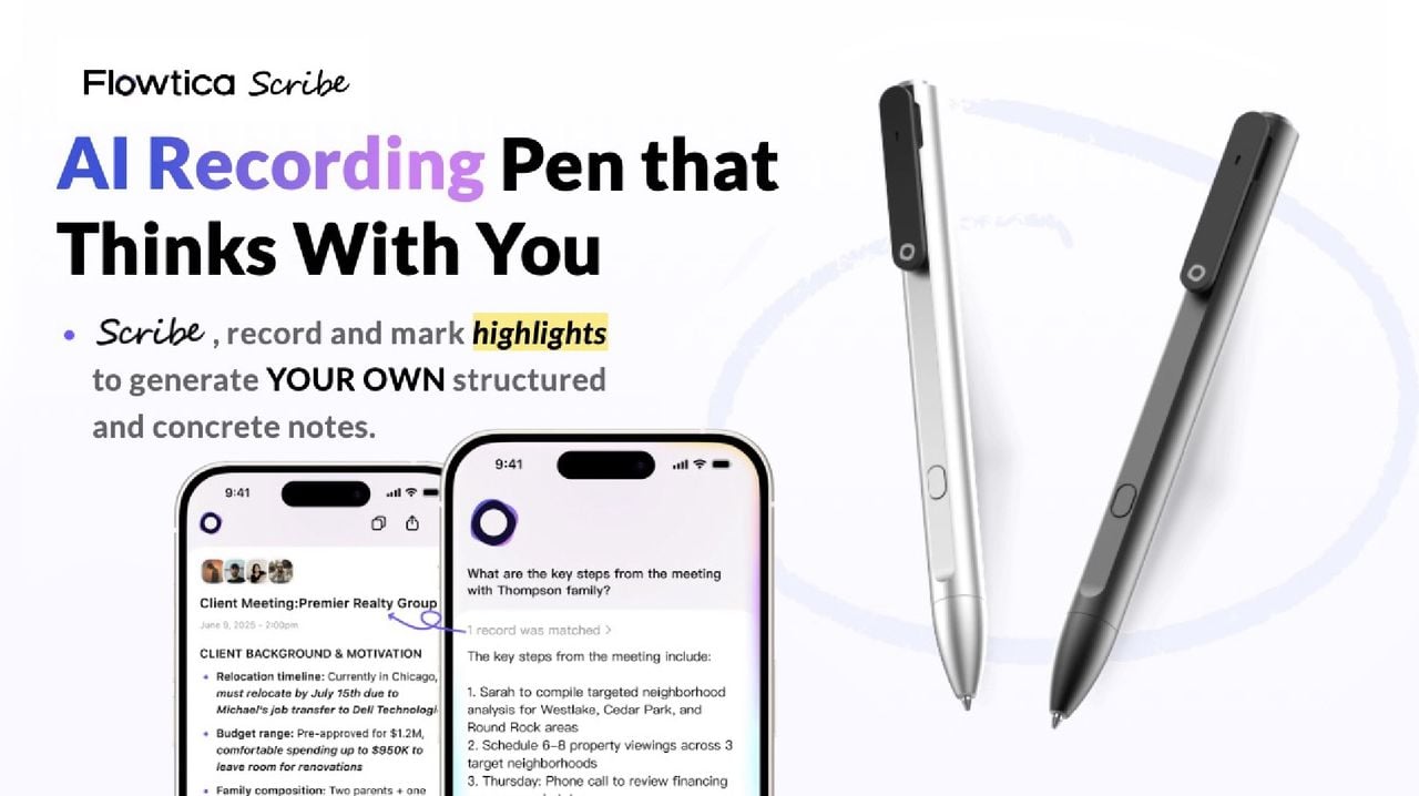 flowtica scribe AI ペン Flowtica Scribe Unboxing & First Impressions | Smart AI Pen