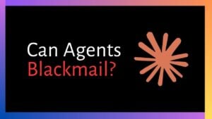 Illustration of AI systems exhibiting agentic misalignment risks