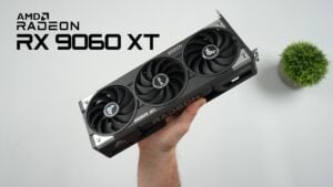 AMD RX 960 XT graphics card showcasing 1440p gaming performance