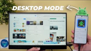 Android 16 QPR1 Beta 2 desktop mode with enhanced multitasking features