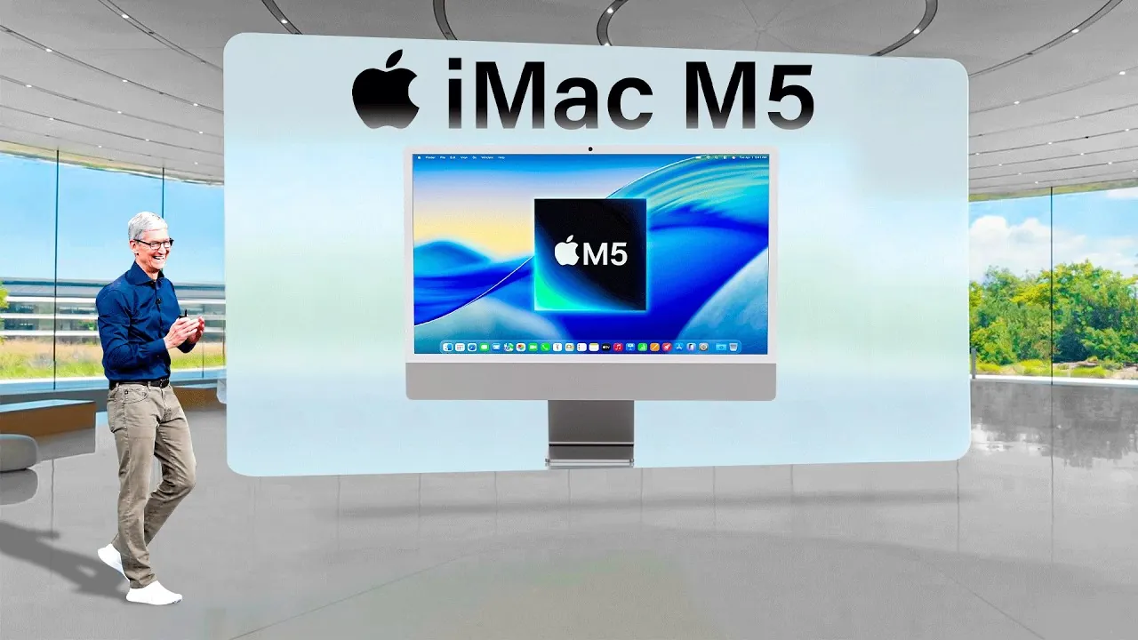 Apple iMac M5 with Thunderbolt 5 connectivity and USB-C ports