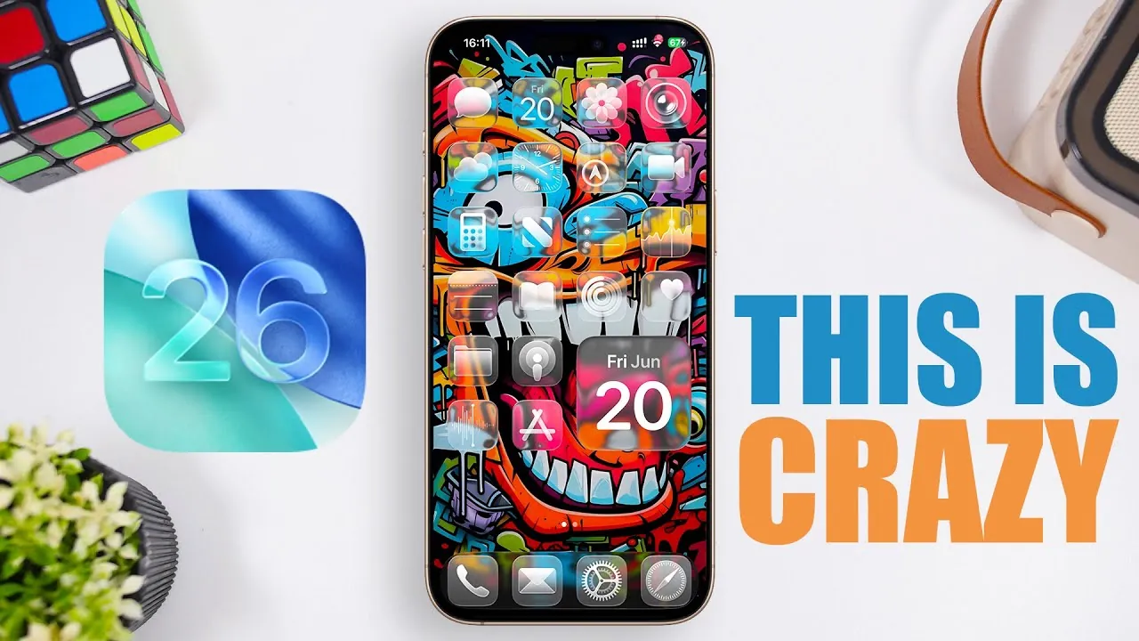 Updated design and animations in Apple iOS 26