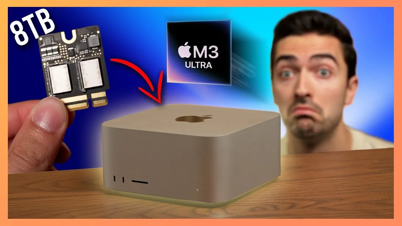 Apple’s modular SSD design in the M3 Ultra Mac Studio