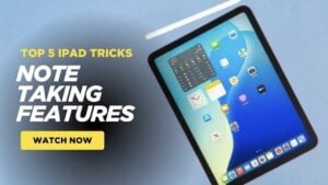 Apple Notes app on iPad showcasing productivity features