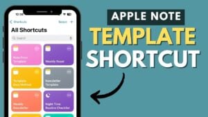 Step-by-step guide to creating reusable templates in Apple Notes
