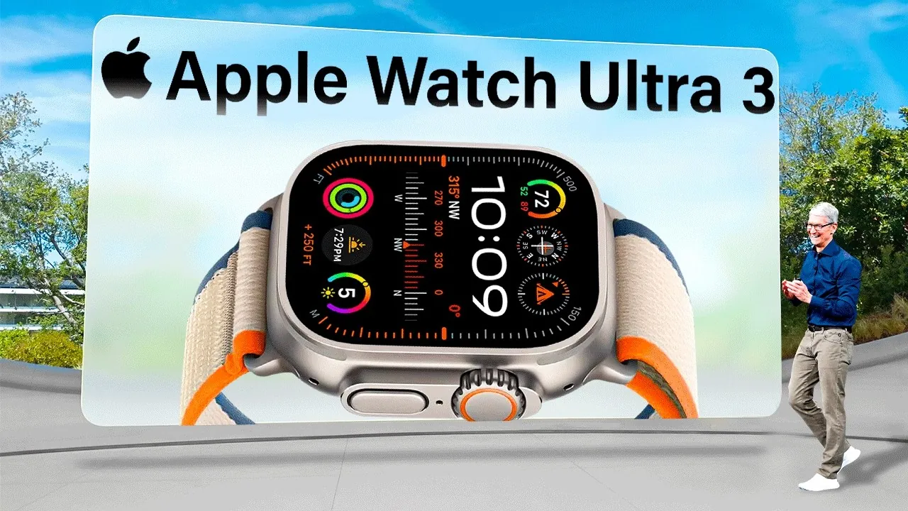 Enhanced OLED display on the Apple Watch Ultra 3 for vibrant visuals and energy efficiency