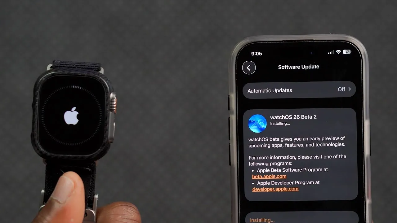 Customization options introduced in watchOS 26 Beta 2 for Apple Watch