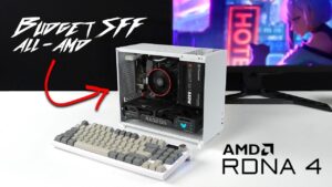Budget AMD gaming PC build with Ryzen and Radeon components